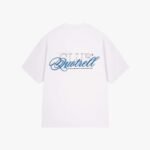 QUOTRELL: FUTURA TEE | WHITE/BLUE