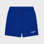 EQUALITÉ: SOCIETÉ OVERSIZED SHORTS BLUE