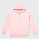 EQUALITÉ: SOCIETÉ OVERSIZED FULL ZIP HOODIE PINK