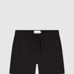 PURE PATH: TONAL LOGO SWIM SHORTS 25010516 BLACK
