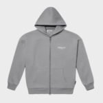 EQUALITÉ: SOCIETÉ OVERSIZED FULL ZIP HOODIE GREY