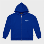 EQUALITÉ: SOCIETÉ OVERSIZED FULL ZIP HOODIE BLUE