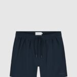PURE PATH: TONAL LOGO SWIM SHORTS 25010516 NAVY