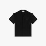 CROYEZ RIBBED SHIRT - BLACK