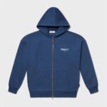 EQUALITÉ: SOCIETÉ OVERSIZED FULL ZIP HOODIE NAVY