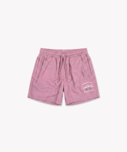 Croyez Overlay Fraternite Swim Shorts | Pink