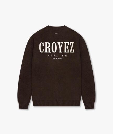 CROYEZ GALLERY KNIT SWEATER | BROWN