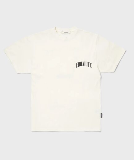 EQUALITÉ: OLIVER OVERSIZED TEE OFF-WHITE & BLACK