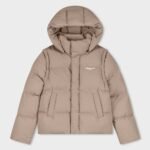EQUALITÉ: SOCIETÉ PUFFER JACKET TAUPE