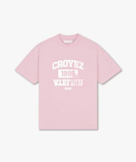 Croyez Heavyweight College T-Shirt | Pink