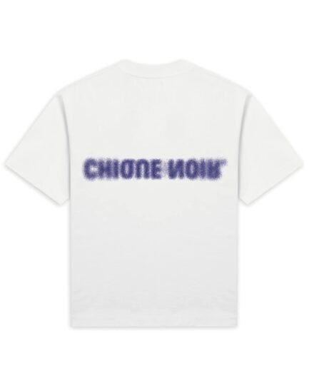 BLURRY LOGO TEE - WHITE/BLUE