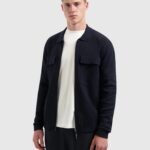 PURE PATH HEAVY KNIT FULL-ZIP CARDIGAN