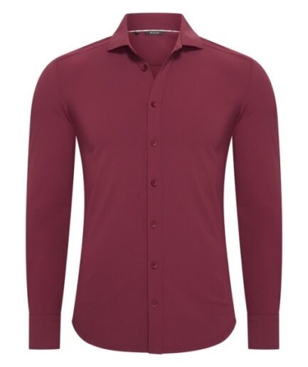 MI PIACE: MEN SHIRT BURGUNDY RM202010