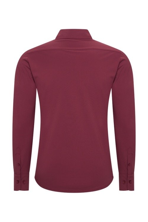 MI PIACE: MEN SHIRT BURGUNDY RM202010
