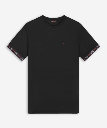 AB LIFESTYLE: Galaxy Tee Jet Black