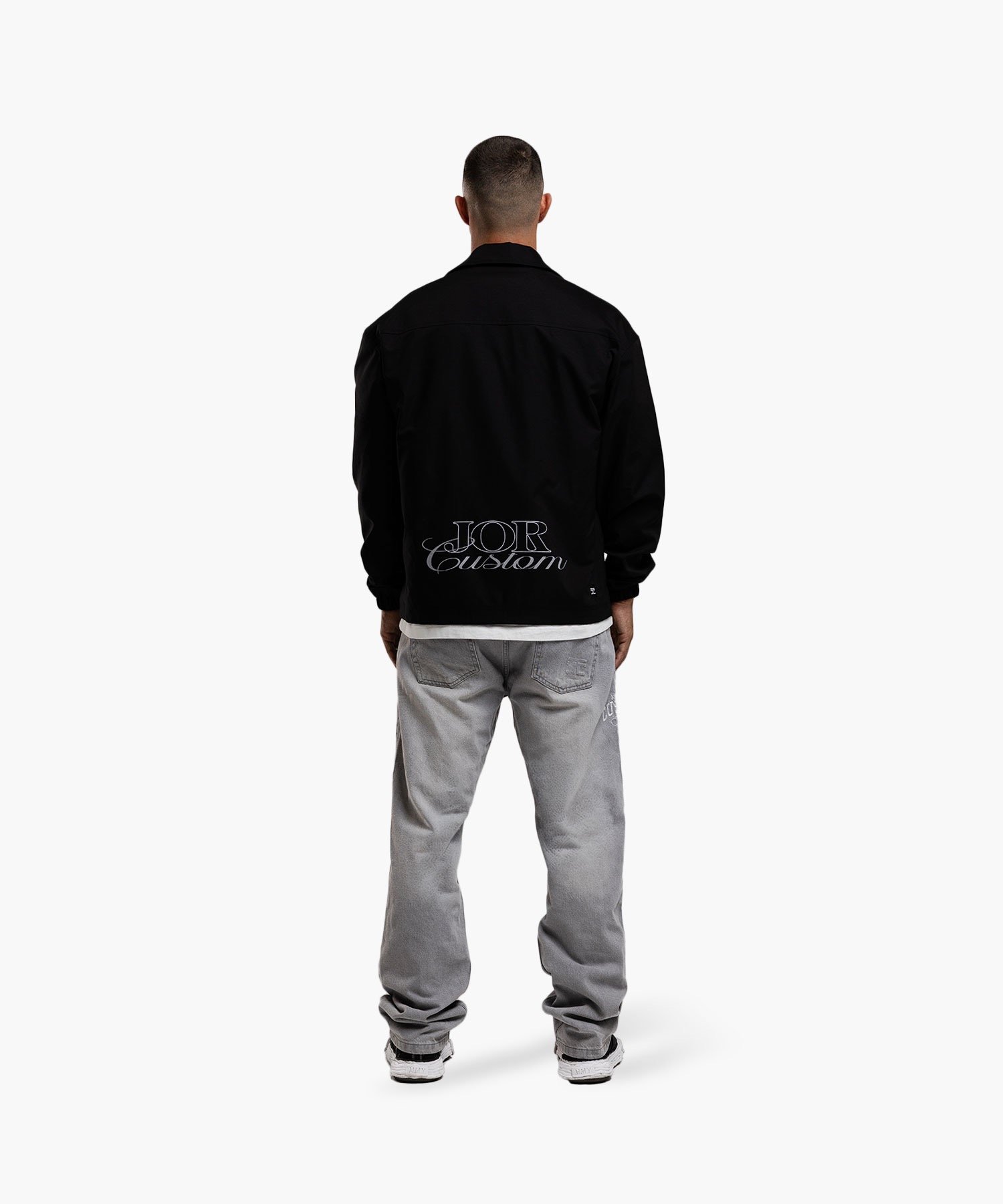 JORCUSTOM COACH JACKET BLACK