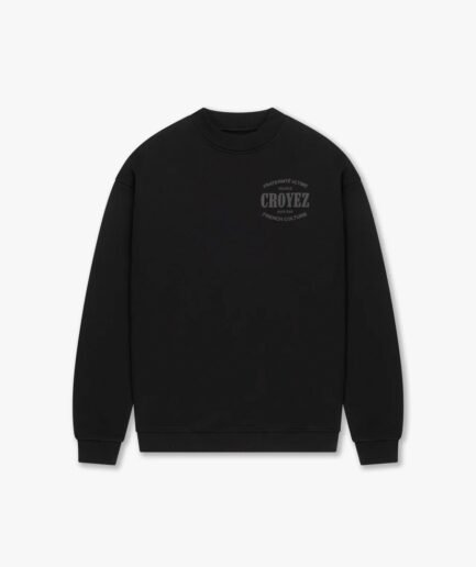 CROYEZ STAMP SWEATER | BLACK