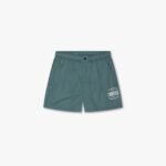 CROYEZ STAMP SWIM SHORTS - GREEN