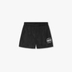 CROYEZ STAMP SWIM SHORTS - BLACK