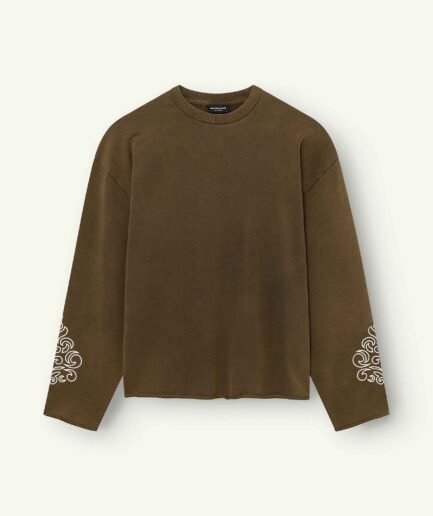 DON'T WASTE CULTURE ONA CUTOFF SWEATER | WASHED GREY