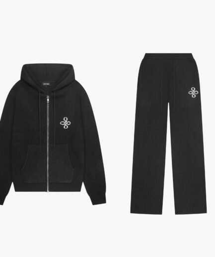 QUOTRELL CALVIN KNITTED SET | BLACK/WHITE