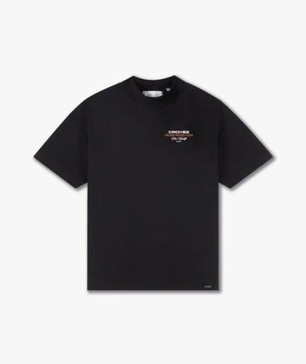CROYEZ GRAND HOTEL T-SHIRT - BLACK