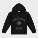 EQUALITÉ: ISA FULL ZIP HOODIE BLACK