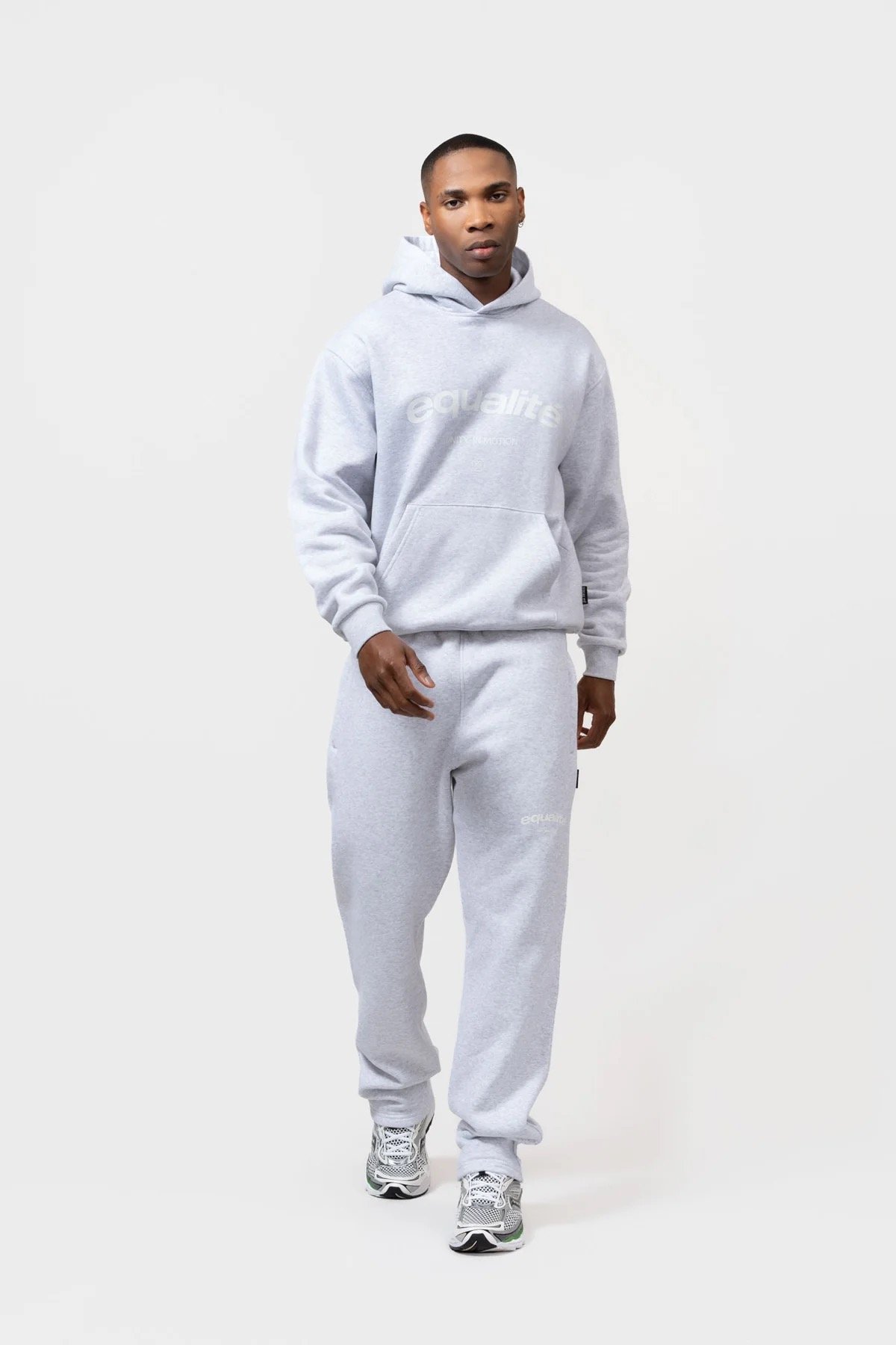 EQUALITÉ: CELESTE OVERSIZED HOODIE MELANGE GREY