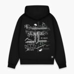 JORCUSTOM ARTIST FLEECE ZIPPED HOODIE BLACK