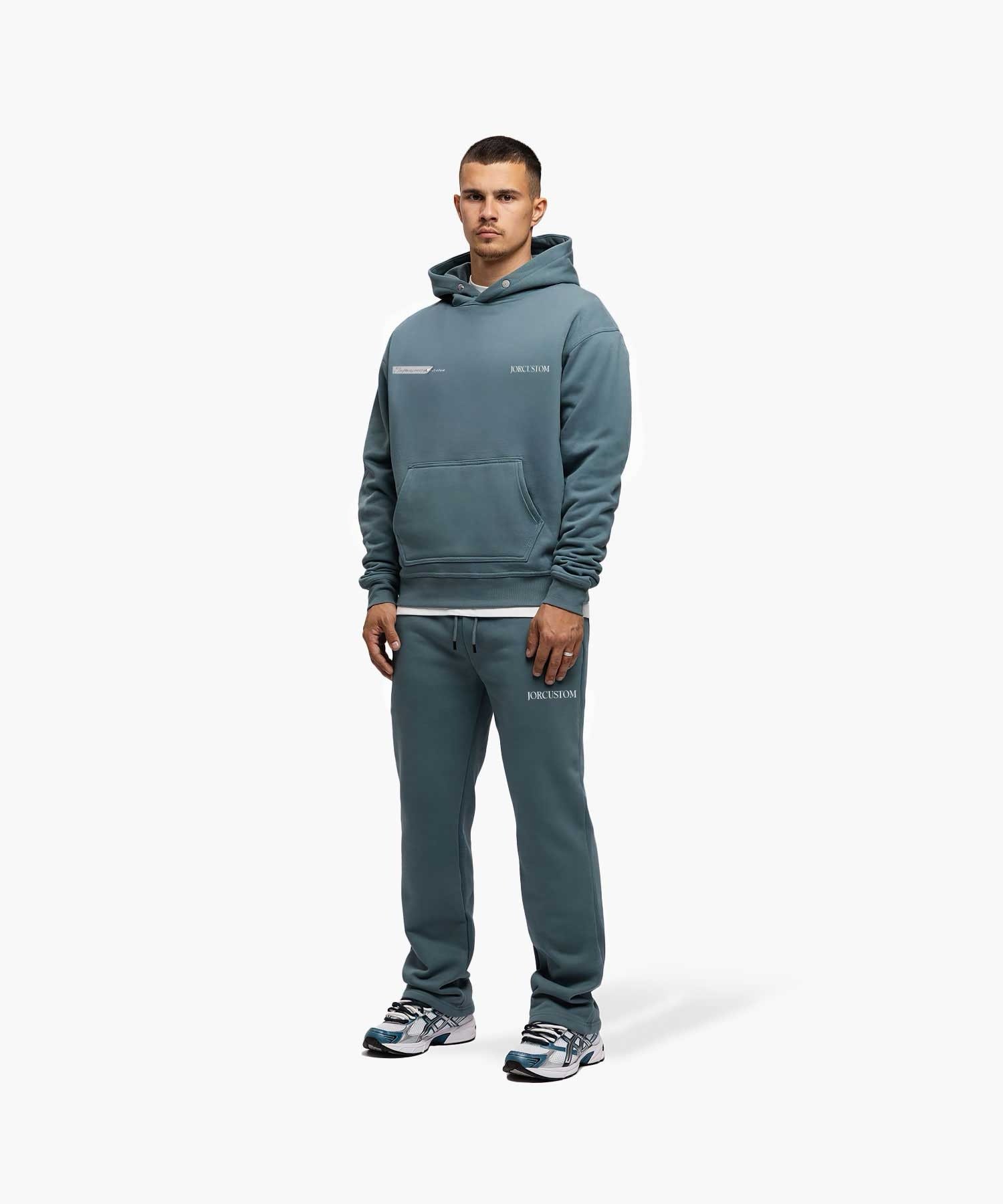 JORCUSTOM ANGEL2.0 FLEECE STRAIGHT FIT JOGGER OCEANBLUE