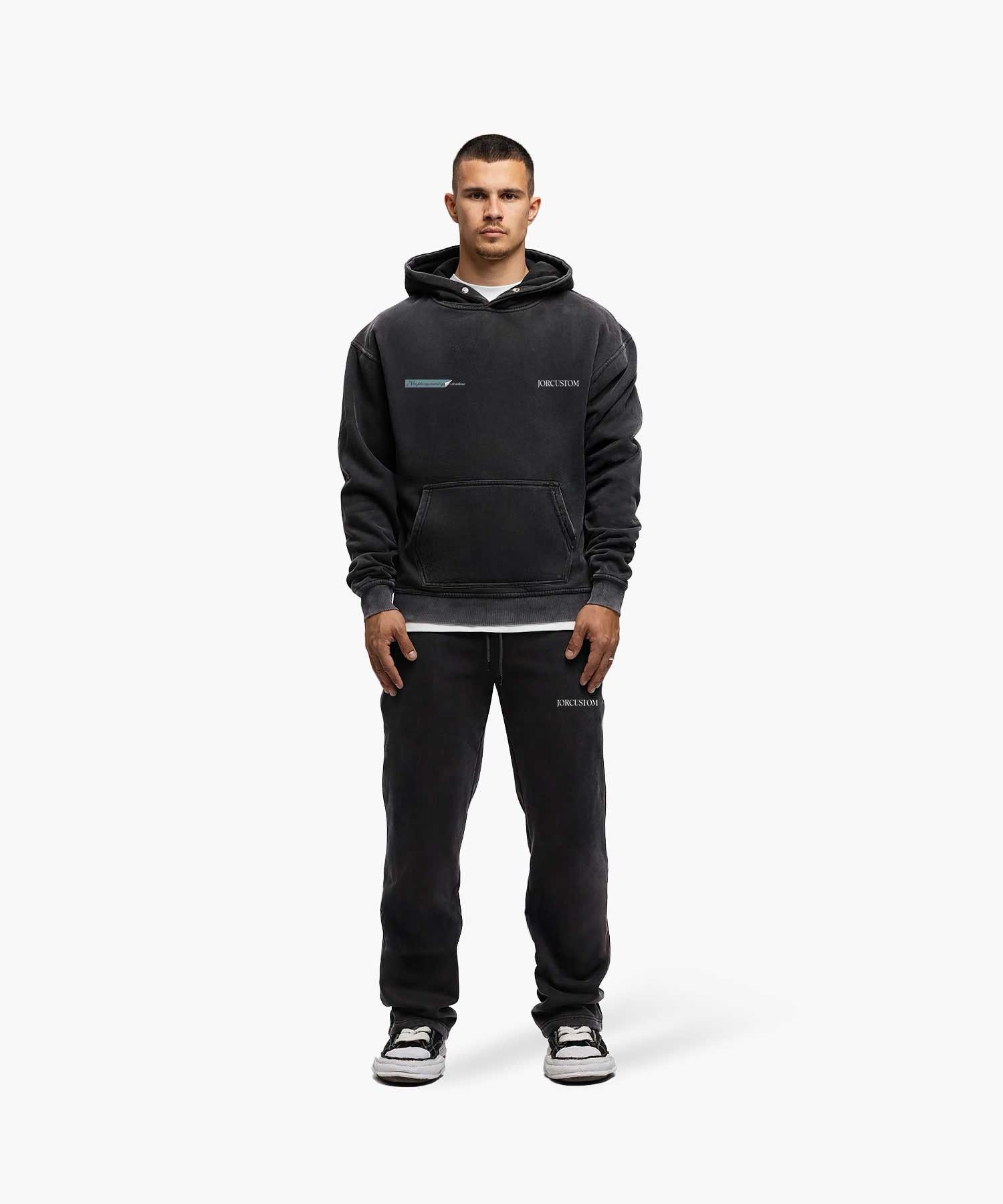 JORCUSTOM ANGEL2.0 FLEECE STRAIGHT FIT JOGGER ACIDGREY