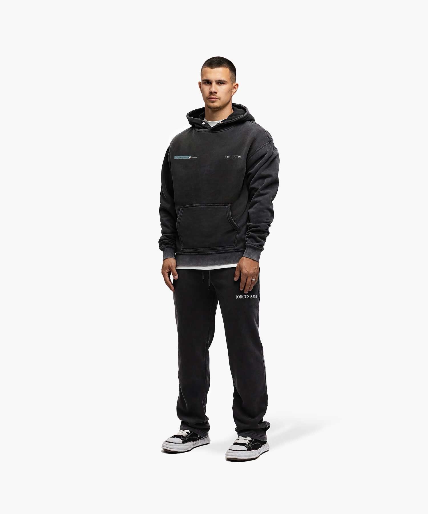 JORCUSTOM ANGEL2.0 FLEECE STRAIGHT FIT JOGGER ACIDGREY