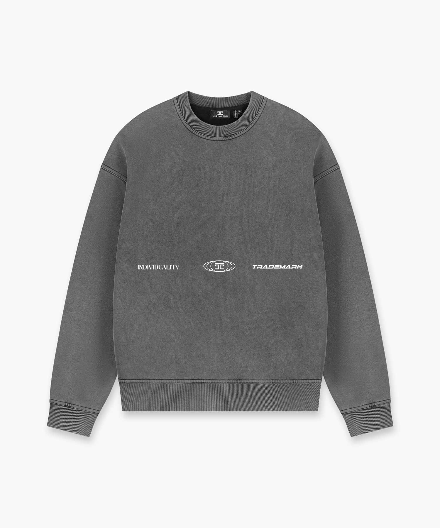 JORCUSTOM UNCOMMONMINDS FLEECE SWEATER ACIDGREY