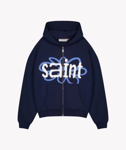 SAINT BLANC FLOWER PATCH ZIPPER