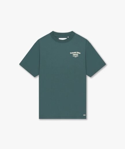 CROYEZ FRATERNITÉ T-SHIRT - GREEN/OFF-WHITE
