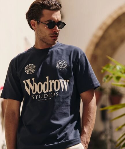 Woodrow: Rocco Tee Blue Dark