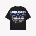 SAINT BLANC FLOWER T-SHIRT CAVIAR