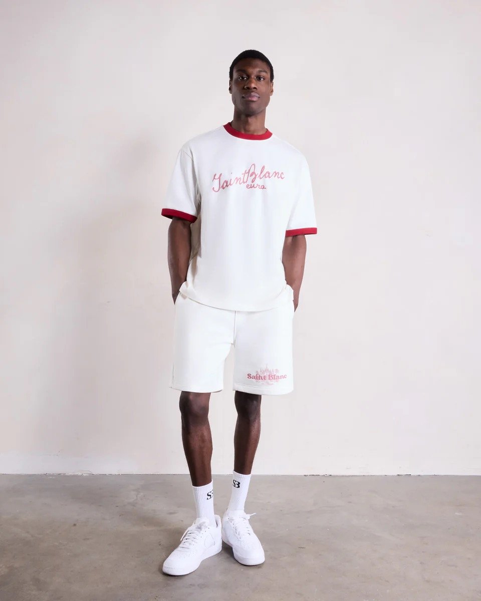 SAINT BLANC SCRIBBLE RINGER T-SHIRT