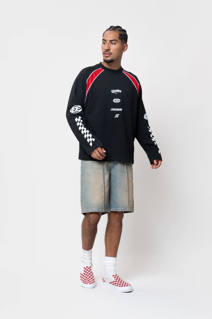 EQUALITÉ LAP LONGSLEEVE TEE BLACK