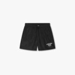 CROYEZ FRATERNITÉ SWIM SHORTS - BLACK/WHITE