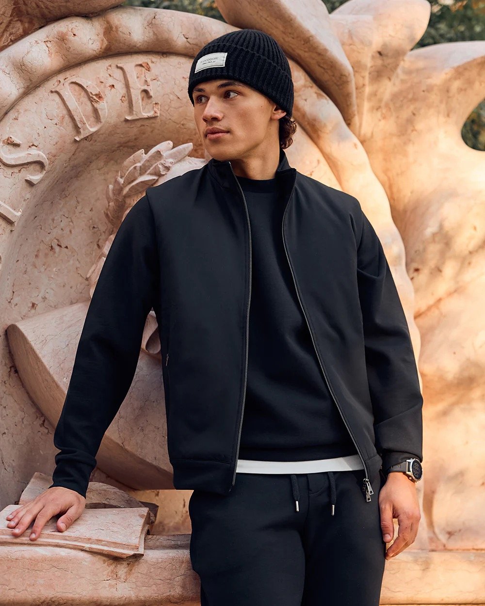 WOODROW BEANIE - BLACK