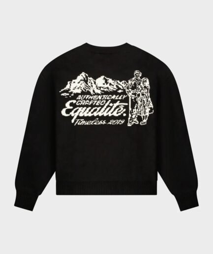 EQUALITÉ: RAF KNIT SWEATER BLACK