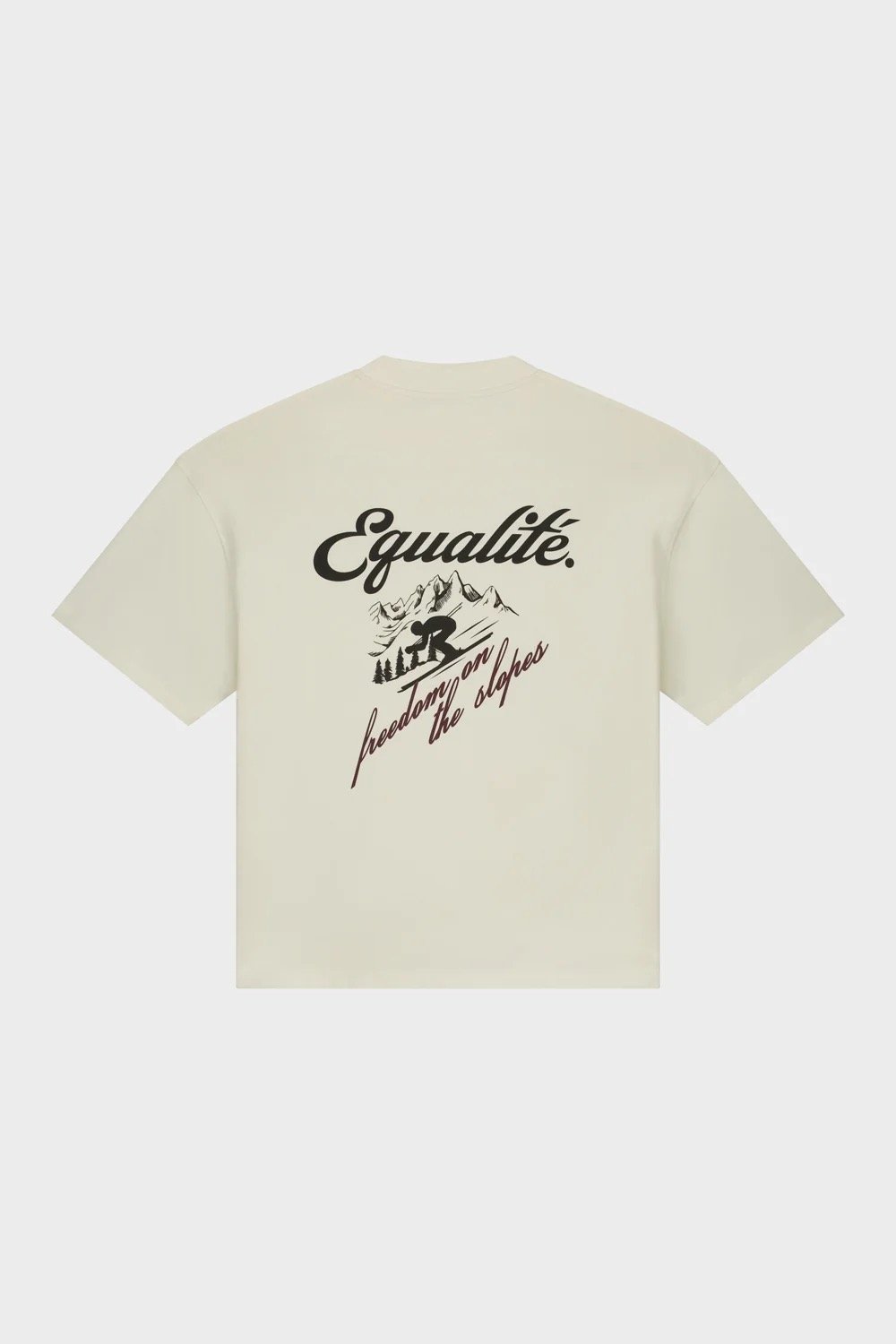 EQUALITÉ: MAX BOXY TEE OFF-WHITE
