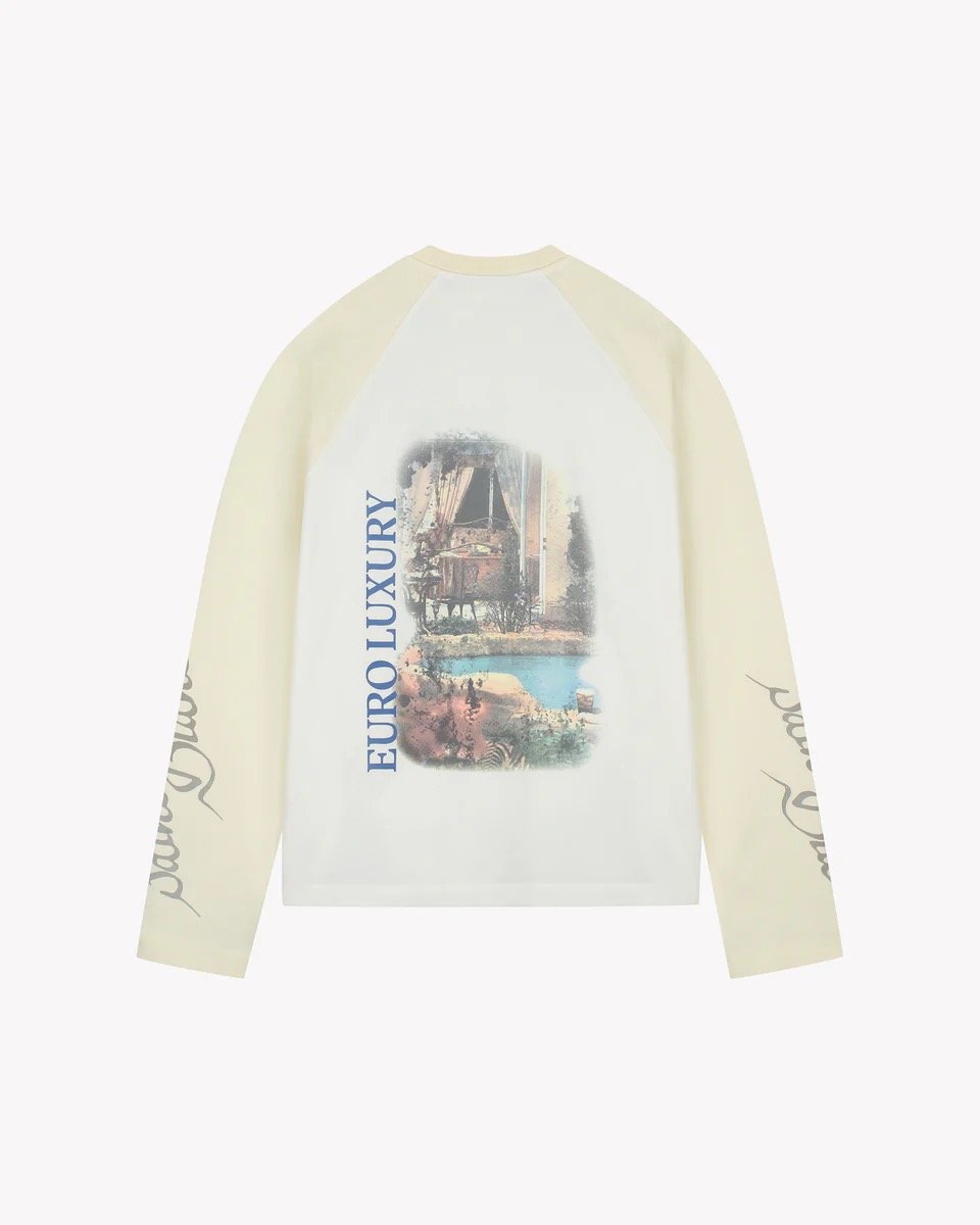 SAINT BLANC EURO LUXURY RAGLAN LONGSHIRT CREAM