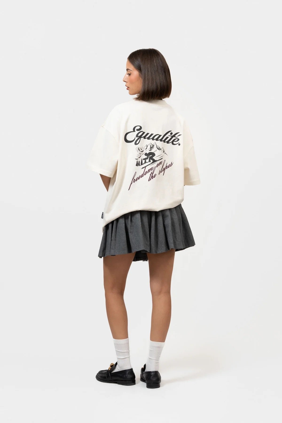 EQUALITÉ: MAX BOXY TEE OFF-WHITE