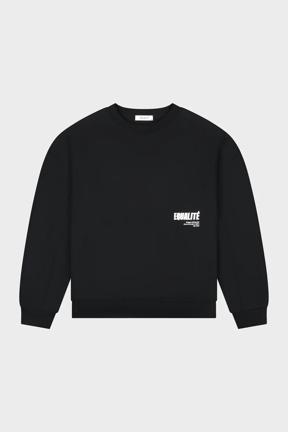 EQUALITÉ: ELIA OVERSIZED SWEATER BLACK