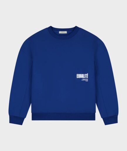 EQUALITÉ: ELIA OVERSIZED SWEATER BLUE