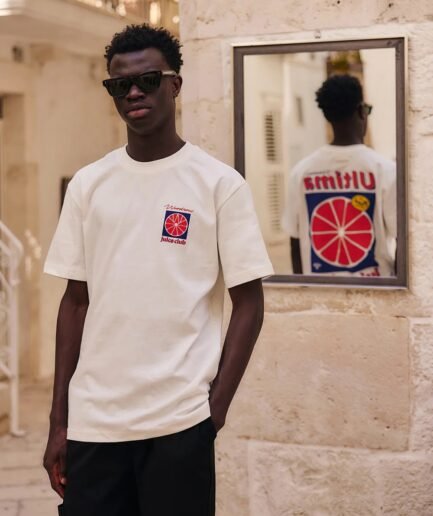 Woodrow: Rocco Tee Offwhite Juice Club