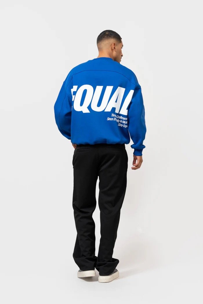 EQUALITÉ: ELIA OVERSIZED SWEATER BLUE