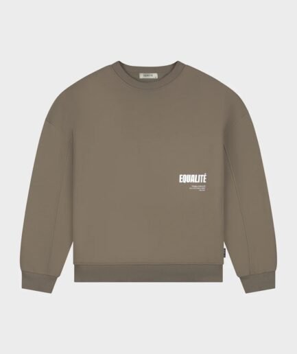 EQUALITÉ: ELIA OVERSIZED SWEATER TAUPE